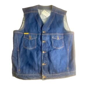 Men's Prison Blues Denim Vest-Size 2XL